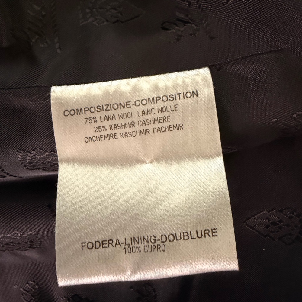 Gucci double breasted grey coat wool and cashmere - Picture 11 of 11